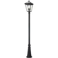 HINKLEY LED Tuin Pilaar Alford Place | 4X E14 Max 40W | IP44 (Outdoor) | Museum Black
