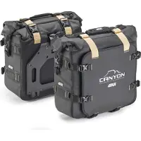 Givi CANYON zijtassen Monokey 25L waterdicht bruin