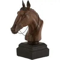 J-Line Paardenkop poly bruin