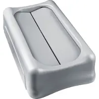 Rubbermaid Slim Jim Tuimeldeksel, Grijs (Restafval)
