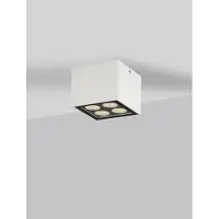Lyora Plafondlamp Jax vierkant 8cm wit