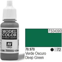 Wittmax 70970 Model Color Deep Green - Acryl Verf flesje