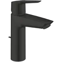 GROHE Start Wastafelmengkraan - opbouw - 12.1cm uitloop - M-size - trek waste - mat zwart