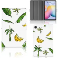 B2Ctelecom Samsung Galaxy Tab S6 Lite | S6 Lite (2022) Tablet Cover Banana Tree