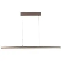 FISCHER&HONSEL GMBH Hanglamp Silvano, dimbaar, alu / grijs / zink, Woon-/ Eetkamer, metaal, Modern, hanglamp