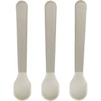 Done by Deer Easy-grip foodie lepel 3-pack Sand
