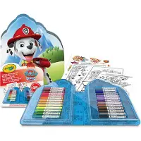 Crayola - Paw Patrol - Kleurdoos & Stickers - Set met Stiften - Kleurplaten - Stickers - 45 Stuks - 04-0783