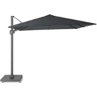 Buitengewoon Boet Halifax Zweefparasol 300x300 cm Antraciet