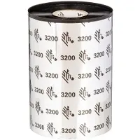 Zebra 3200 Wax/Resin, Zwart, Thermo transfer, 110mm x 300m, 2,5 cm