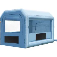 Happyment Opblaasbare spuitcabine - Verfcabine - spuitcabine - Geschikt Voor incl. lucht filtersysteem 4 x 2.5 x 2.5 m