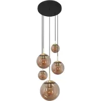 Steinhauer Plafondlamp Bollique 2730ME Messing 5 lichts