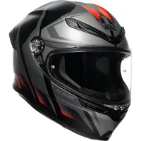 AGV K6 Z Karve Integraalhelm Mat/Zwart/Grijs/Rood XL unisex