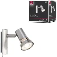 Paulmann Teja 66698 Wandspot GU10 10 W LED Nikkel (gesatineerd)