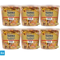 Haribo Goudberen Zakjes (6x 100 stuks)