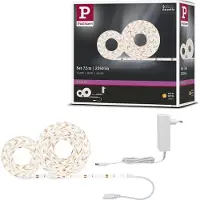 Paulmann SimpLED LED Strip 7,5 Meter Warm Wit 3000K - Plug & Play Set - 20W - 300 lm/m - 60 LEDs/m - Voor Binnen - Gecoat