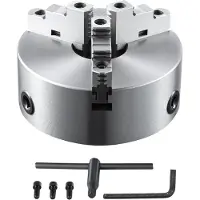Vevor draaibankklauw K11-200 200 mm drieklauw HT300 materiaal 3-klauw Klembereik 4-200 mm 3-klauw