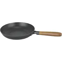 Beka Mandala Pan Non-Stick - Ø 24 cm – Unieke patroon - 100% PFAS-Vrije Antiaanbaklaag - Geschikt voor Inductie & BBQ - 100% Gerecycled geperst ijzer – Keramische antikleef -Houten steel met ophanggat