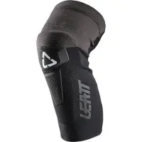 Leatt Airflex Hybrid kniebeschermers voor motocross, zwart, maat S