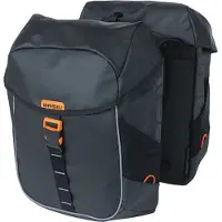 Basil Miles Tarpaulin 34L Zwart / Oranje Draagtassen || Maat: 34