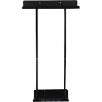 Happiq Handdoekenrek badkamer - Verstelbaar in hoogte - Voor Badkamer en Keuken - 38-75 cm - Wandmontage