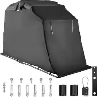 Happyment Motor beschermhoes - Fiets - Zwart - Tent - Waterdicht - UV-Beschermd - Winddicht & stofdicht