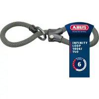 ABUS - Infinity Loop 1806 - Fietsslot 140 cm, grijs