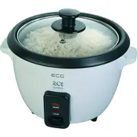 Ecg RZ 060 - Rijstkoker - 0,6 l - Uitneembare Binnenpan - Wit - 300W