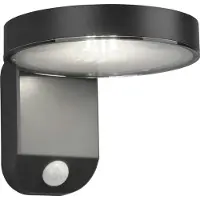 TRIO Solar wandlamp met sensor | Posadas | Antraciet | 3000K | 4.5W |