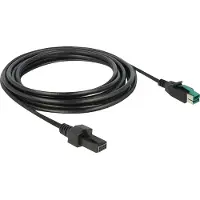 DeLOCK 85485 Zwart 4m PoweredUSB electriciteitssnoer