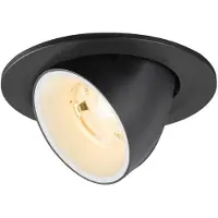 SLV Inbouwspot Numinos Gimble S zwart/wit 2700K - 20gr