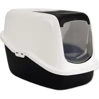 Savic kattenbak nestor wit/zwart - 56x39x38,5 cm