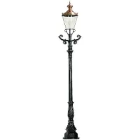 Ks Verlichting Nostalgische tuinlamp Hamburg zwart