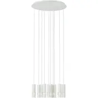 Eglo Witte Ronde Hanglamp Bernabeta 10 Lichts