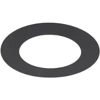 SLV Inbouwframe Voor Numinos L Rond 240 150mm Zwart