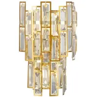 Eglo Kroonluchter wandlamp chroom Calmeilles goud
