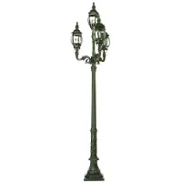Ks Verlichting Nostalgische tuinlamp Rio 4-lichts - zwart