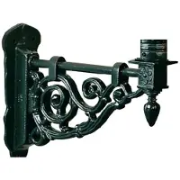 Ks Verlichting Nostalgische wandsteun Marken antraciet