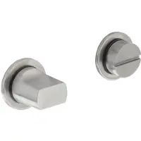 Intersteel WC-sluiting Tira met klein rond rozet RVS