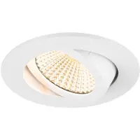 SLV Ronde led spot New Tria 68 DTW wit - 1800-3000K - 700lm - 60g