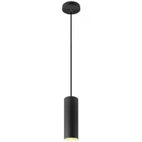 SLV Hanglamp Enola, dimbaar, zwart, Woon-/ Eetkamer, Aluminium, Modern, hanglamp