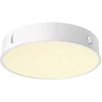 SLV Inbouw plafondlamp Medo 60 wit Ø 60cm met frame