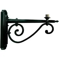 Ks Verlichting Nostalgic wall support Venlo zwart