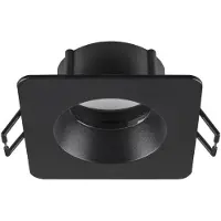 SLV Inbouwring New Tria 68 IP65 vierkant zwart - zonder fitting