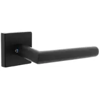 Intersteel Achterdeurbeslag Deurkruk Jura op massieve rozet 53x53x10 mm mat zwart