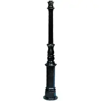 Ks Verlichting Nostalgic mast Kennemer H7 zwart