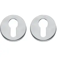 Intersteel | Rozet Profielcilindergat | Rond | Verdekt | Chroom Mat