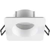 SLV Inbouwring New Tria 68 IP65 vierkant wit - zonder fitting