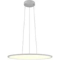 SLV Hanglamp Panel grijs Ø 60cm