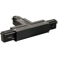 SLV 3-fase T-Connector 1 aarde rechts zwart