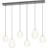 Stars of Light 6-lichts hanglamp Menorca grijs